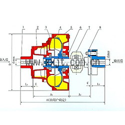 YOXVSA型結構圖及主要技術參數系列
